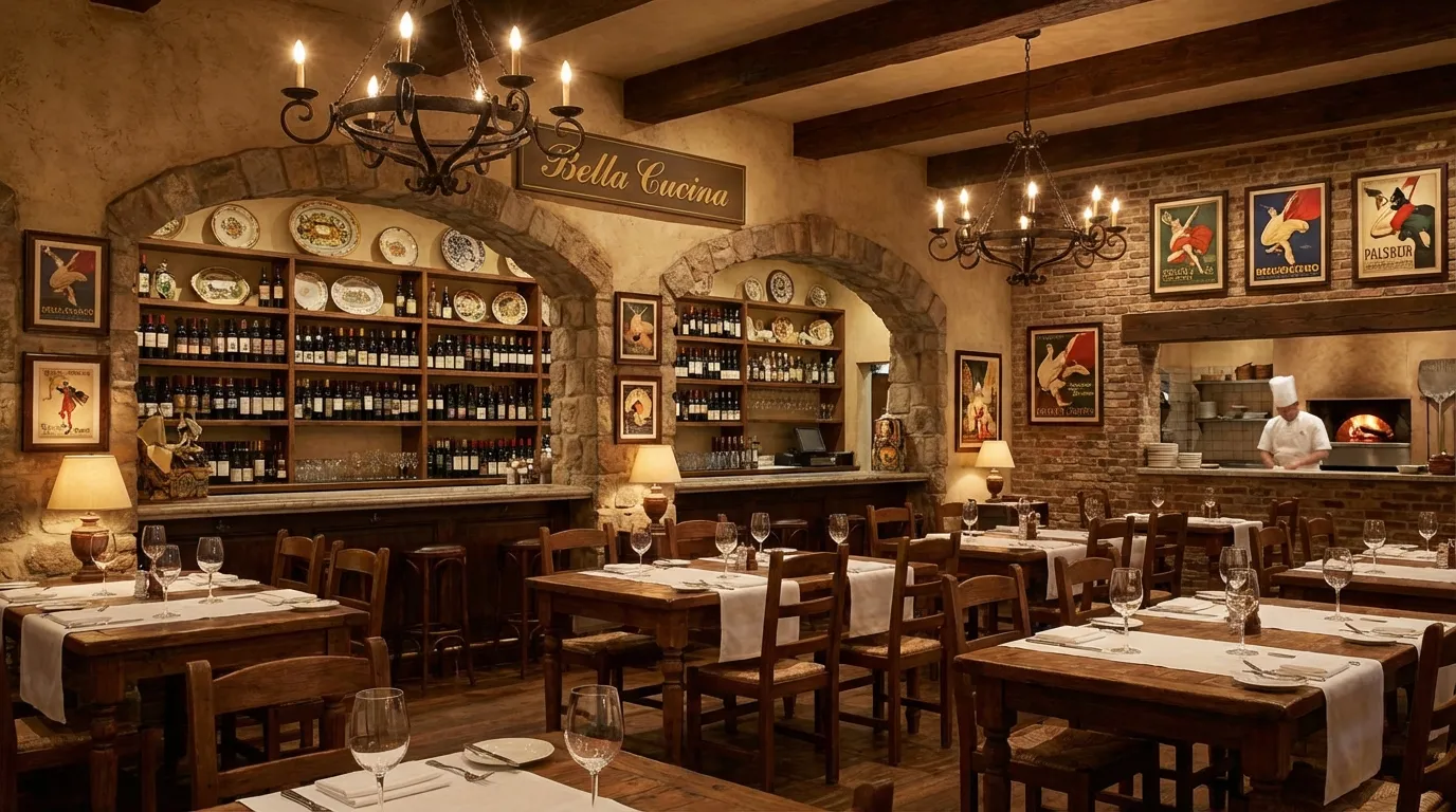Bella Cucina restaurant interior
