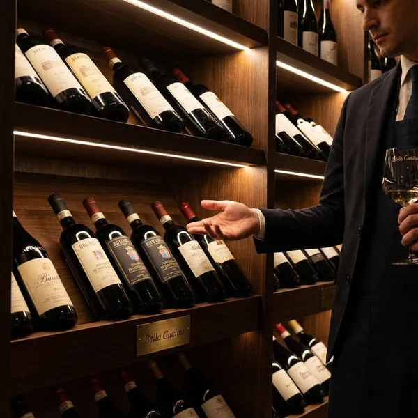 Italian wine selection