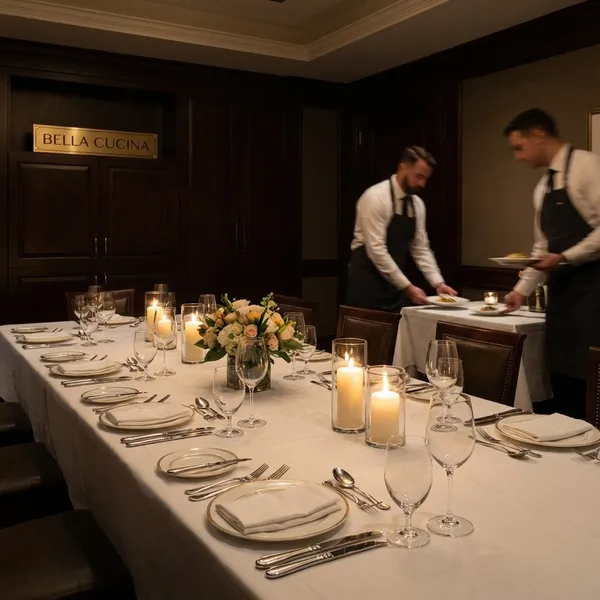 Private dining experience