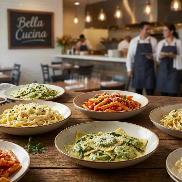 Fresh pasta dishes